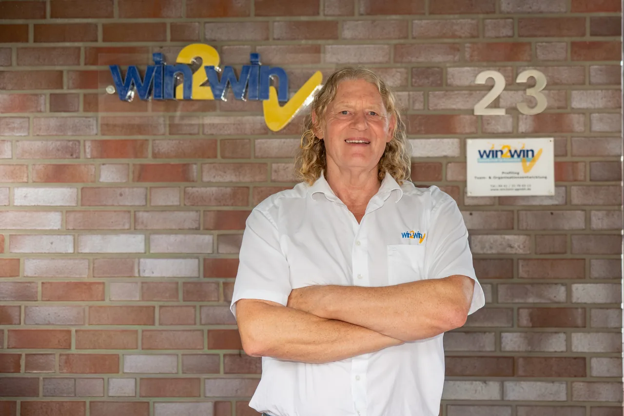 Eingang der win2win gGmbH, Ellenbogen 23 in Oldenburg